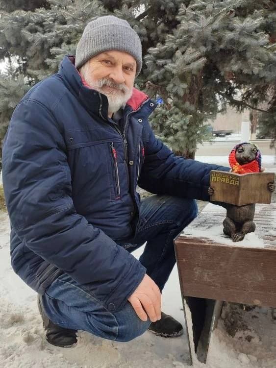 Скульптура суслика в Волжском восстановлена после акта вандализма