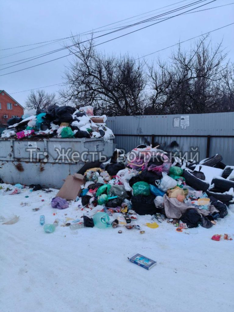 Жители СНТ «Труд» на острове Зелёный жалуются на месячное отсутствие вывоза мусора