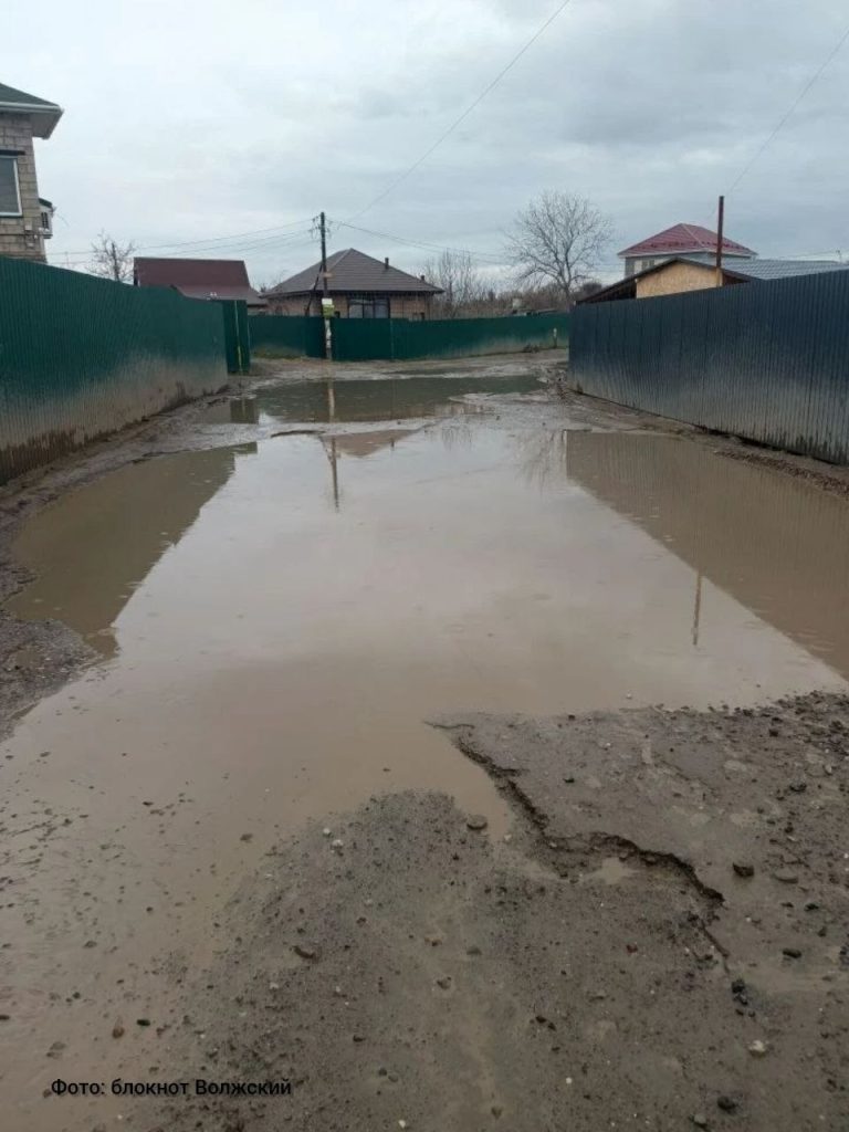 Дороги в СНТ «Заканалье» превратились в реки после ливней