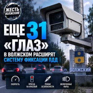 В Волжском установят ещё 31 камеру для фиксации нарушений ПДД