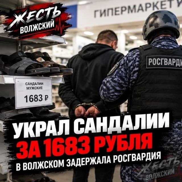 В Волжском росгвардейцы задержали похитителя сандалий и пьяного дебошира