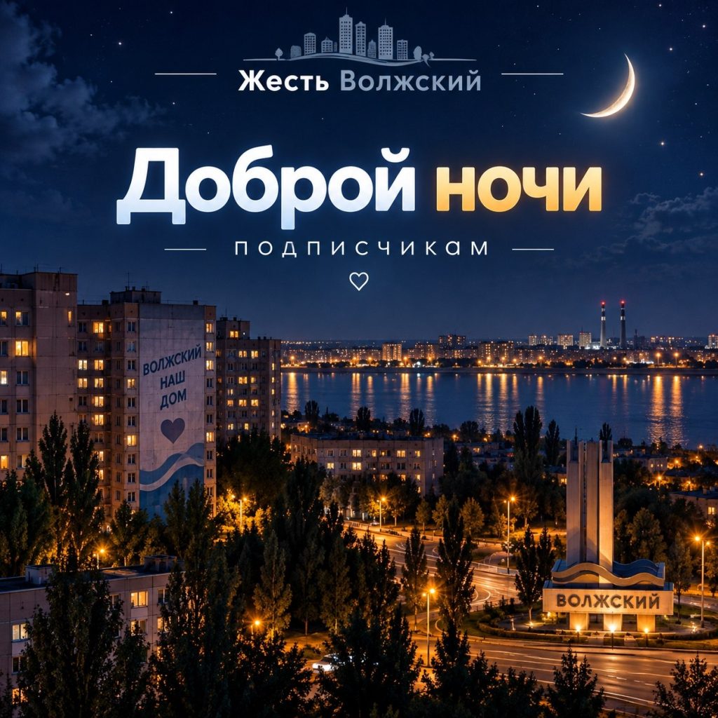 Доброй ночи, Волжский: город засыпает, а новости не ждут