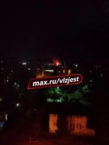 За пивзаводом на улице Пушкина произошло возгорание