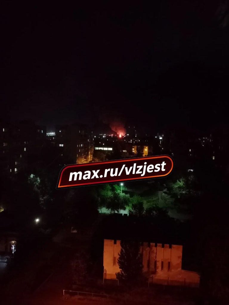 За пивзаводом на улице Пушкина произошло возгорание
