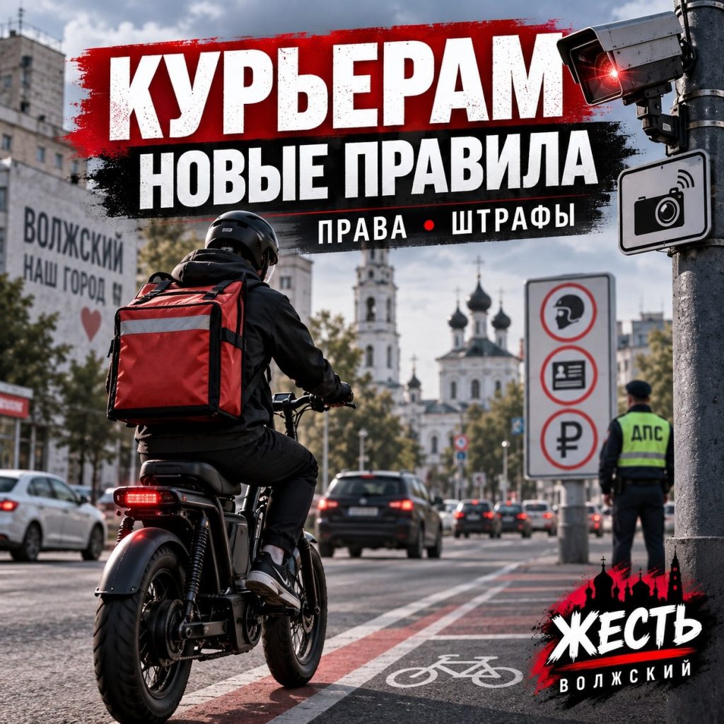 Курьеров-электровелосипедистов могут обязать получать права и регистрировать транспорт