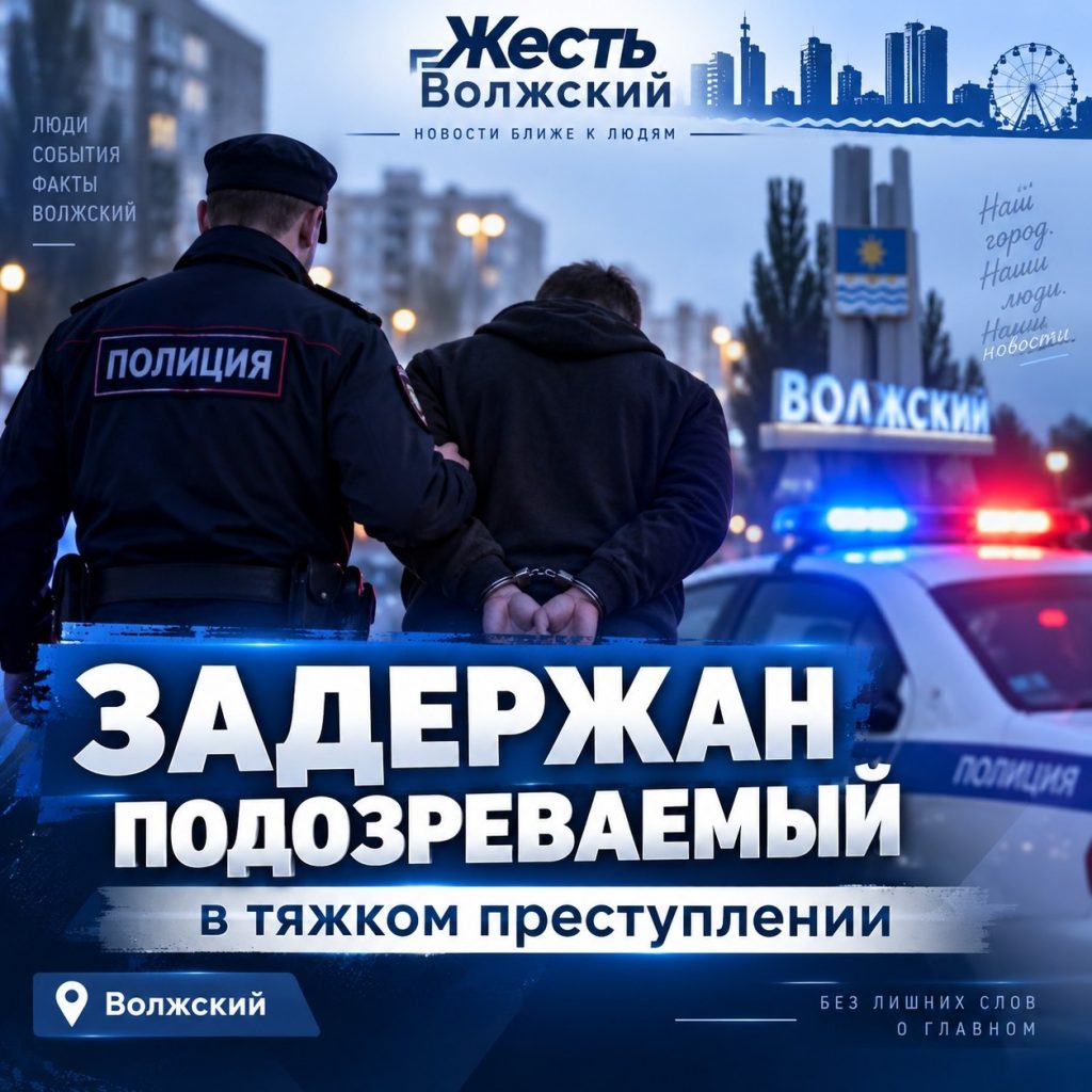 В Волжском задержали подозреваемого в избиении местного жителя