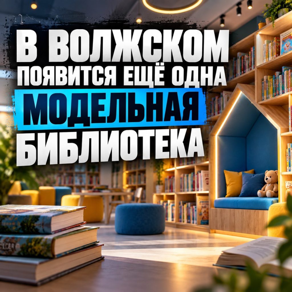 В Волжском обновят детскую библиотеку на Энгельса и откроют четвёртую модельную