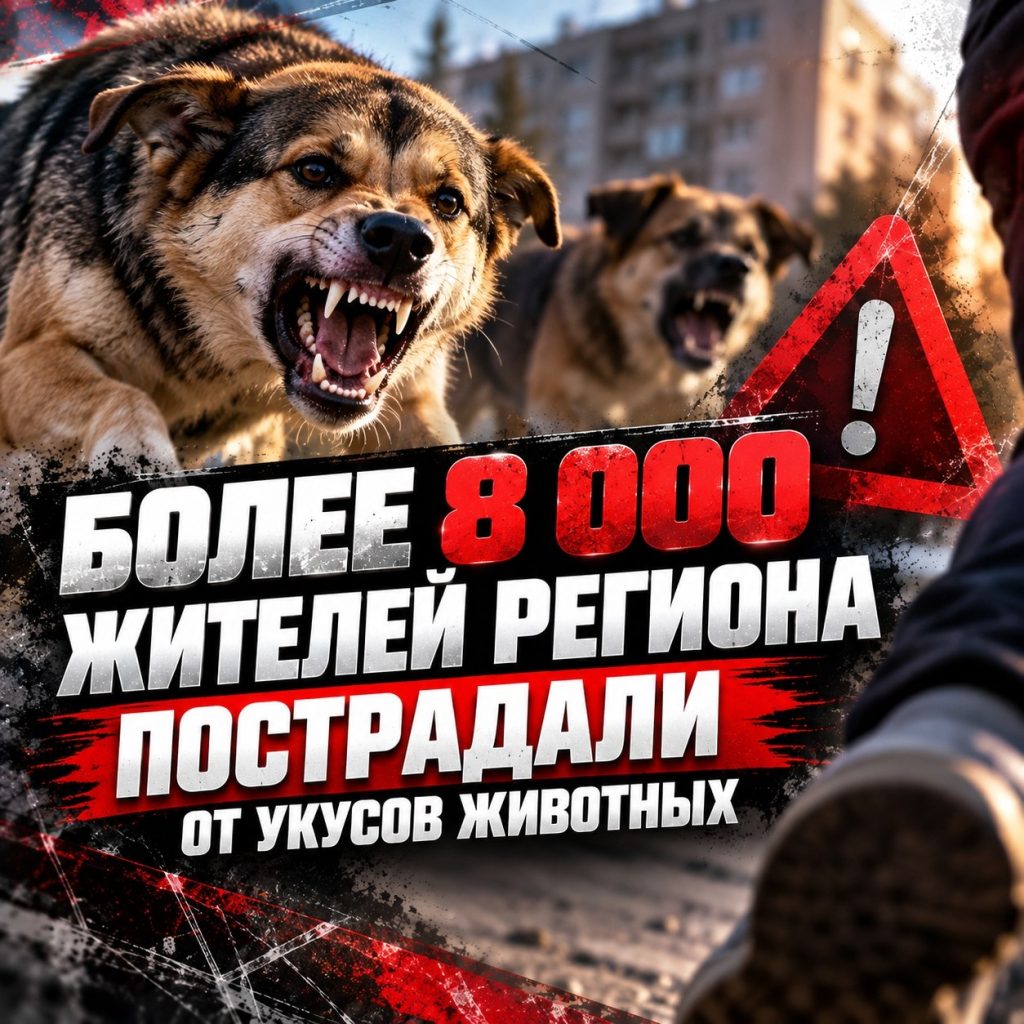 Более 8 тысяч жителей Волгоградской области пострадали от укусов животных с начала года