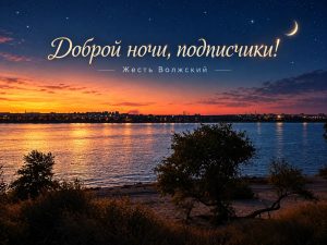 Ночное обращение к жителям Волжского: город засыпает, но жизнь продолжается