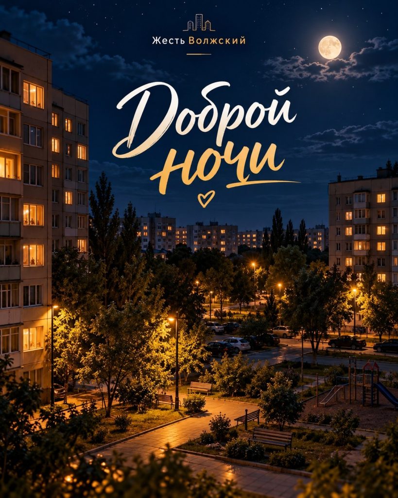 Доброй ночи, Волжский: город засыпает, но жизнь продолжается