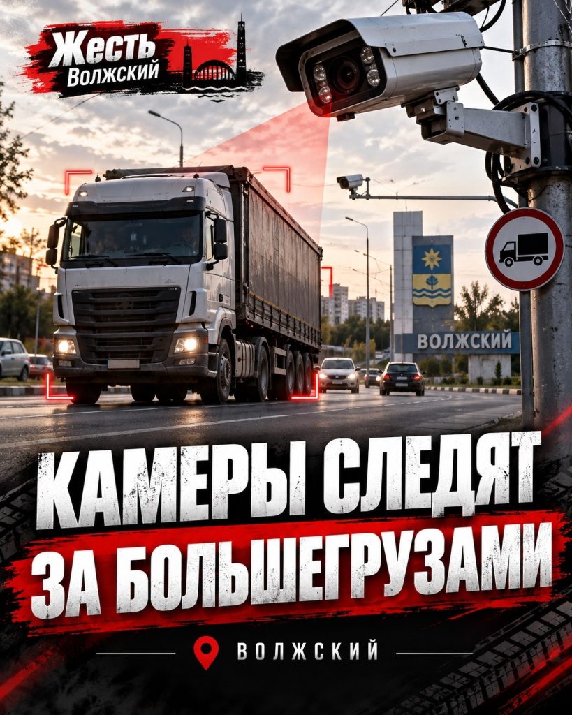 В Волжском камеры начали фиксировать нарушения грузового транспорта