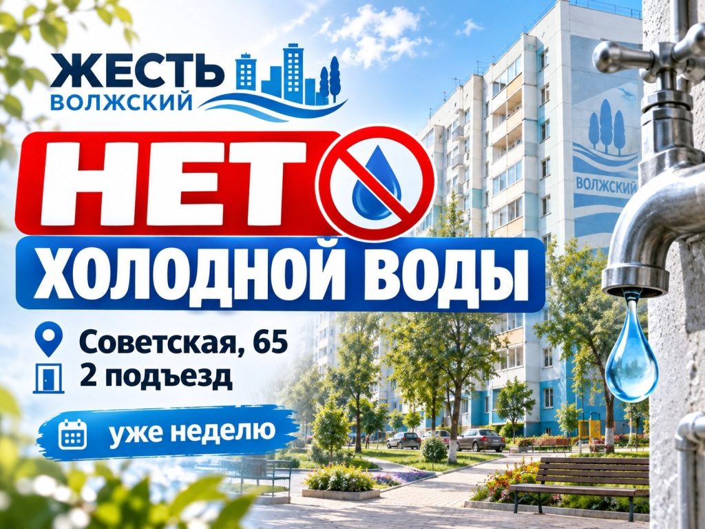 Жители дома на Советской, 65 неделю остаются без холодной воды