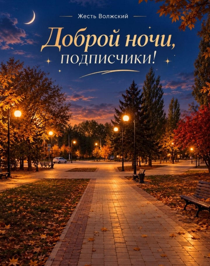 Ночное обращение к жителям Волжского: город засыпает, но жизнь продолжается