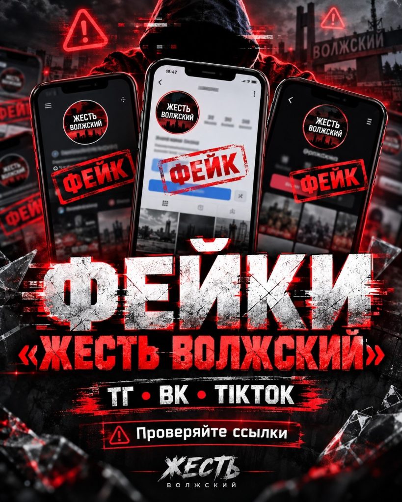 Волжский предупреждают о фейковых аккаунтах в соцсетях