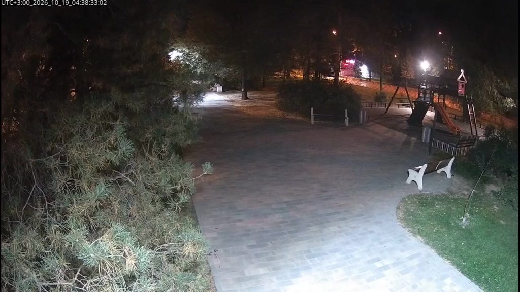 В Волжском неизвестная похитила детские качели из сквера на Пионерской