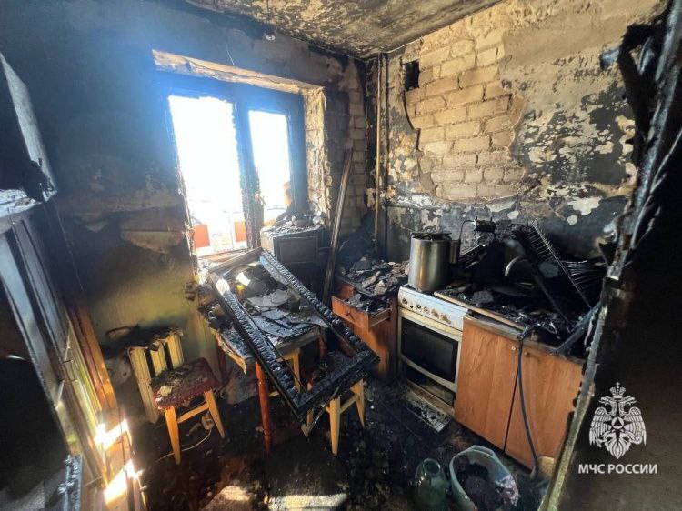 Неисправный телевизор стал причиной пожара в квартире на улице Панфилова