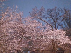 Ночной снегопад ожидается в Волжском