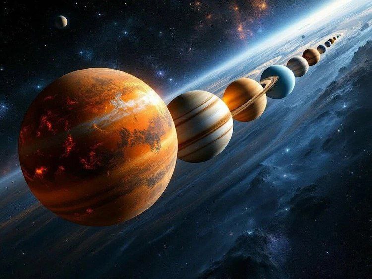 Венера и Сатурн сойдутся на вечернем небе над Волжским