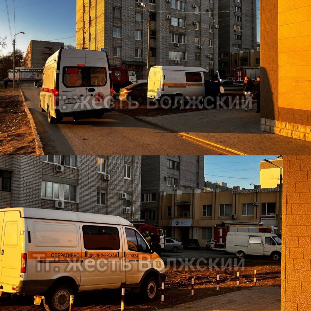 Скопление спецтехники у семейного центра вызвало вопросы у волжан