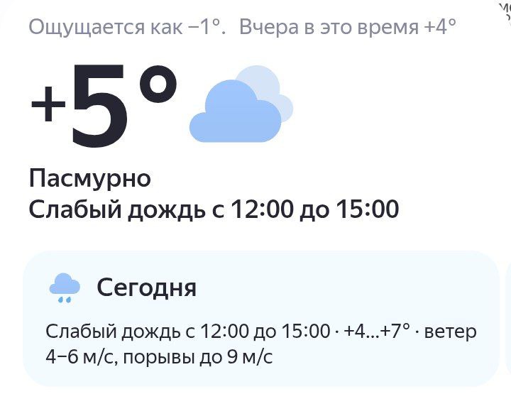 Волжский: погода обманчива — при +5° ощущается как –1°