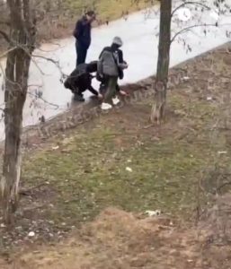 Подозрительные поиски в земле замечены во дворе 16-го микрорайона