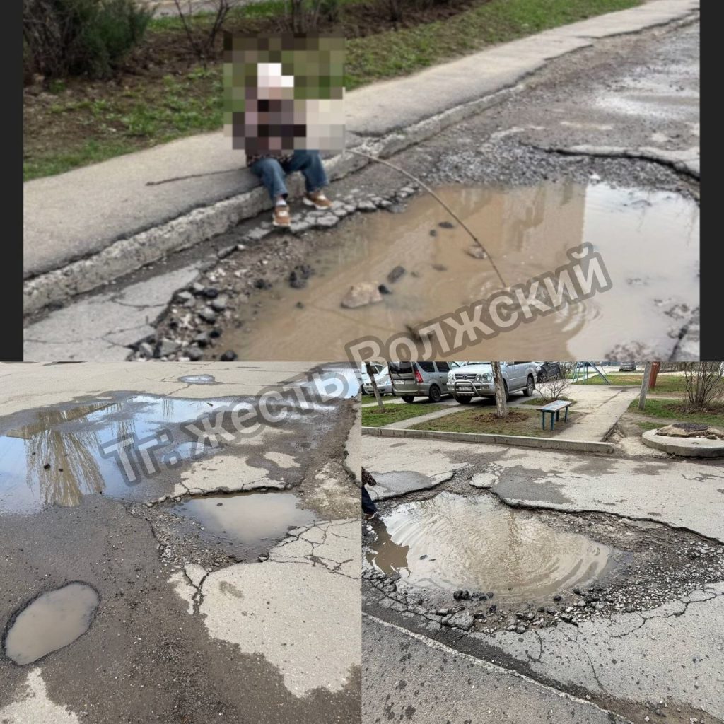 Двор на 40 лет Победы превращается в озеро после каждого дождя