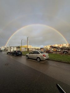 Волжане запечатлели редкое атмосферное явление над городом