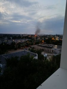 Жители Волжского сообщают о возгорании в районе Акраса
